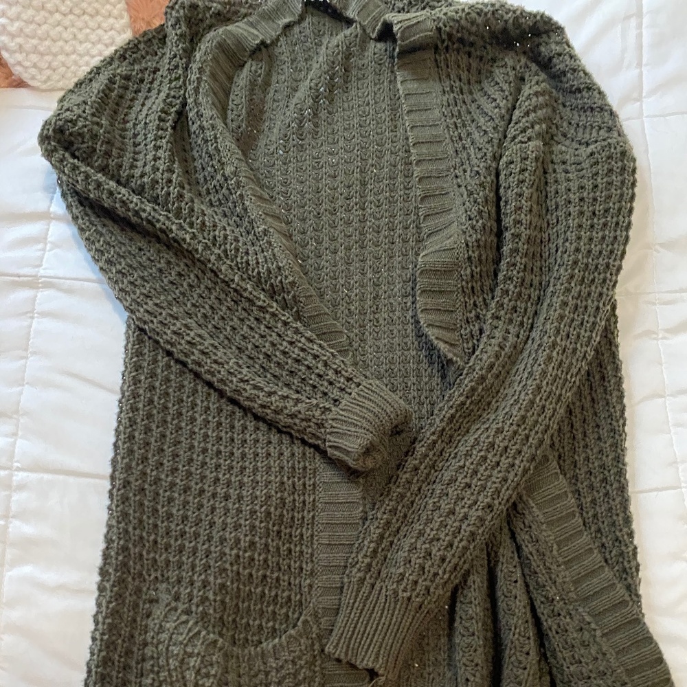 Green Cardigan